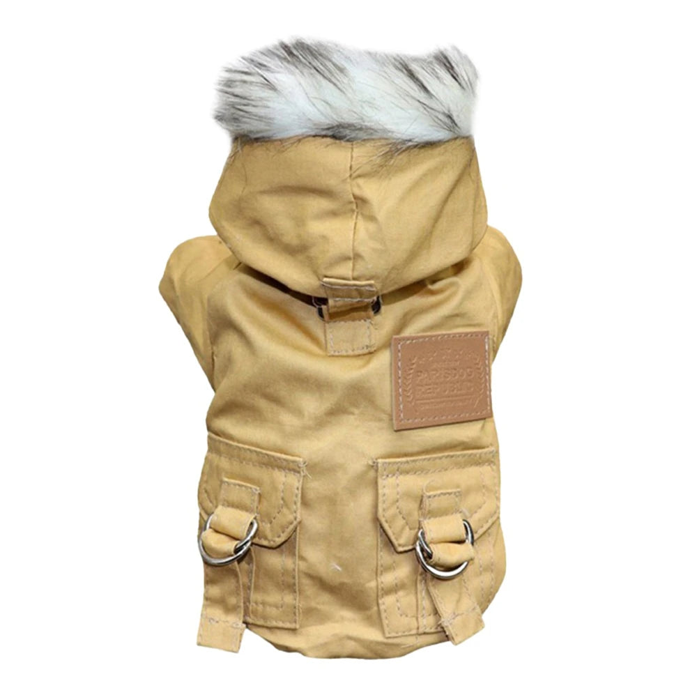 Winter Dog Coat Hoodie Jacket For Dogs Warm And Durable