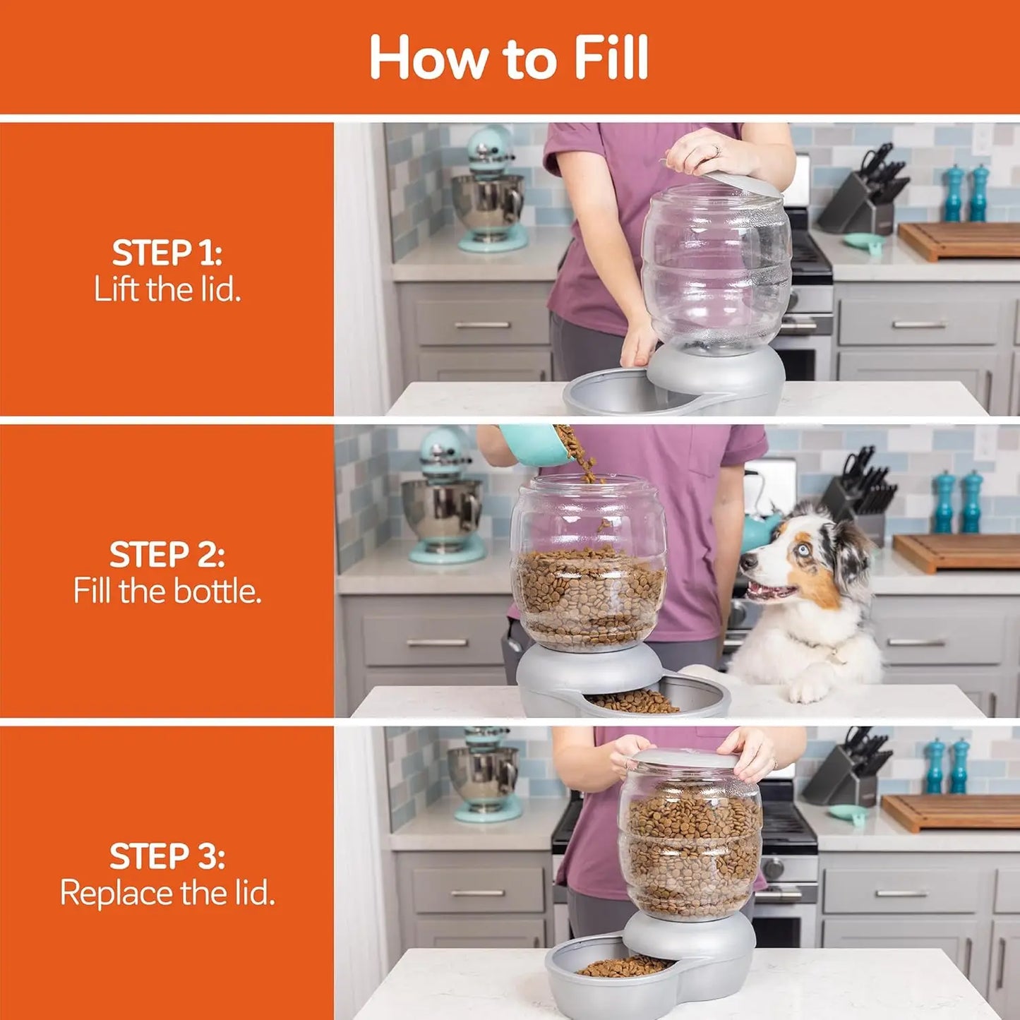 XMSJ Replendish Automatic Cat And Dog Feeder For Pets