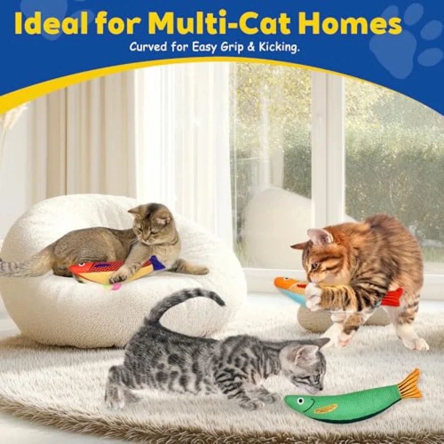 Catnip Cat Toys With Rattle Interactive Chew Toys Indoor Cats