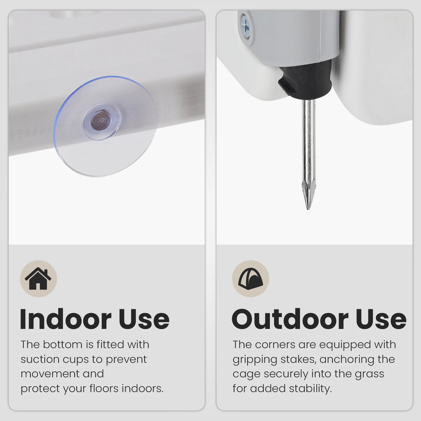 6 PanelDog Playpen Safe & Secure Indoor/Outdoor Pet Fence | Folding & Portable | Ideal for Small to Medium Dogs | Easy to Clean