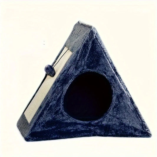 NONECN Cat Bed With Plush Ball Toy And Scratching Board