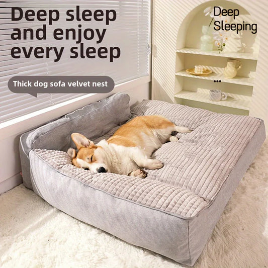 Cat And Dog Non Slip Winter Warm Plush Bed Cushion