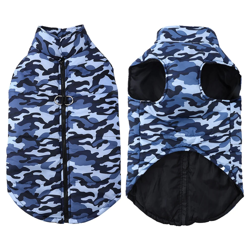 Winter Waterproof Camouflage Dog Coat For Dogs And Cats