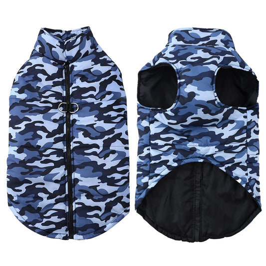 Winter Waterproof Camouflage Dog Coat For Dogs And Cats
