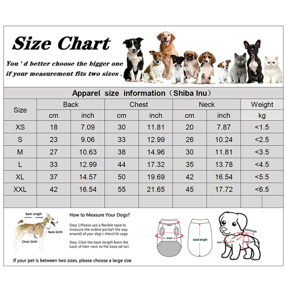 Winter Dog Coat Hoodie Jacket For Dogs Warm And Durable