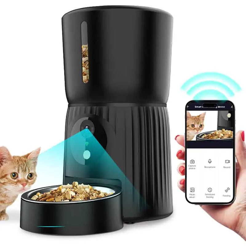 XMSJ Automatic Timed Pet Feeder For Dogs And Cats