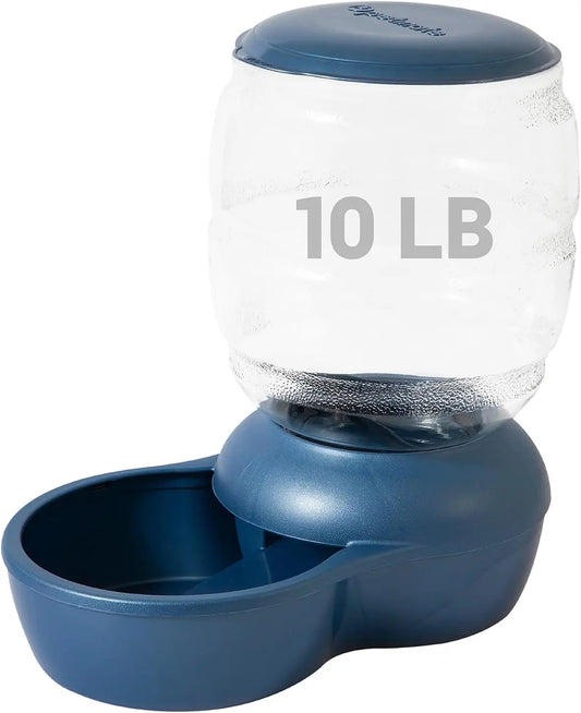 Replendish Feeder Automatic Cat and Dog Feeder, Pearl Peacock Blue, 10 LB, Made in USA