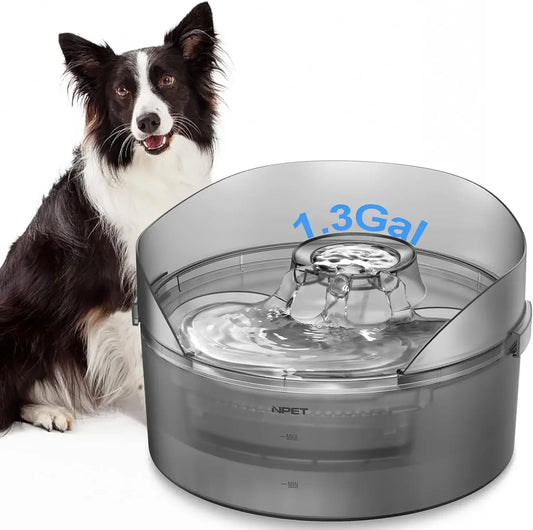DF10-SG Dog Water Fountain Automatic With Splatter Guard