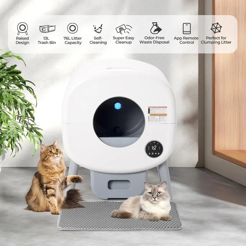 Lunapurr NEO B Extra Large Automatic Self Cleaning Litter Box