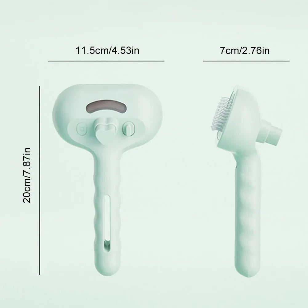 Shunmaii 3 In 1 Cat Steam Brush For Shedding Grooming