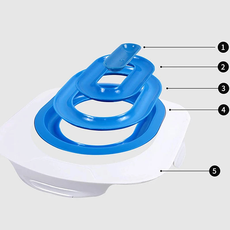 Cat Toilet Training Kit Reusable Puppy Cat Litter Mat Cat Toilet Trainer Toilet Pets Cleaning Cats Toilet Training Tool