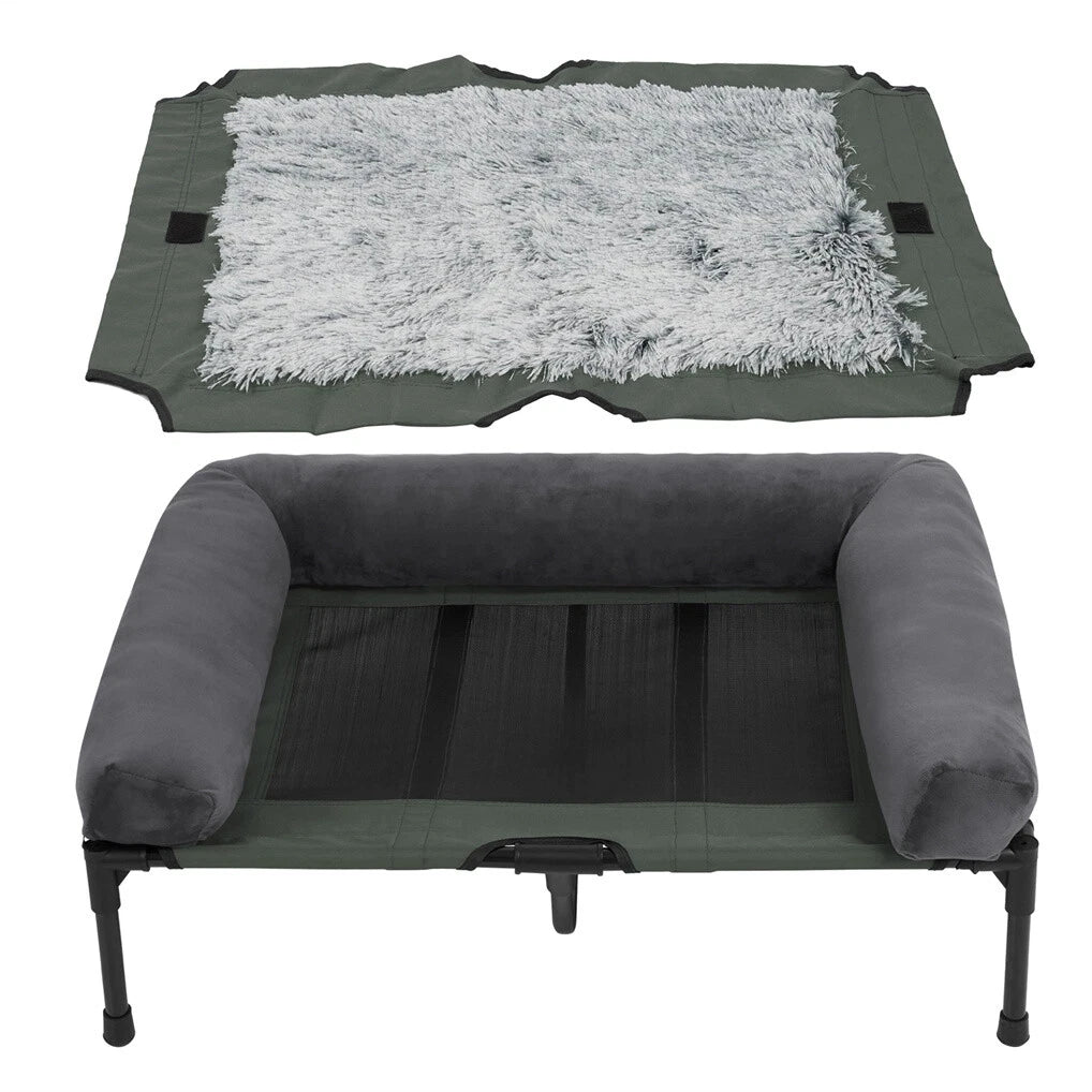 Wisfor Cooling Elevated Dog Bed With Breathable Mesh Indoor Outdoor