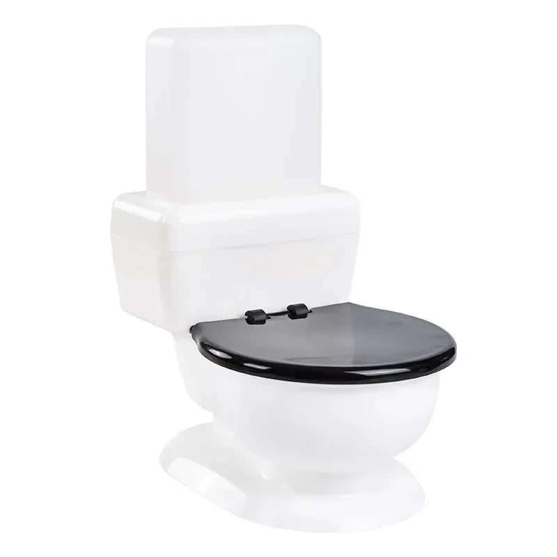 600 Ml Cat Spoof Toilet Water Dispenser Shape Drinking Bowl Water Flow Unplugged Automatic Water Feeding Artifact Pet Supplies