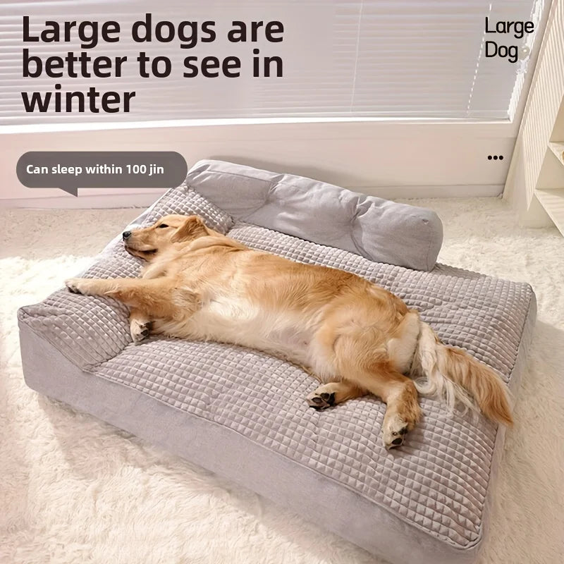 Cat And Dog Non Slip Winter Warm Plush Bed Cushion