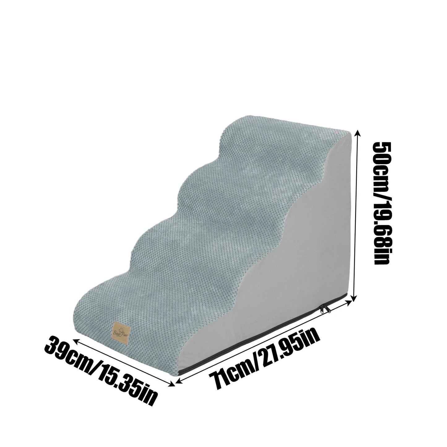 NONEDog Stairs for High Beds with Washable Cover for Pets