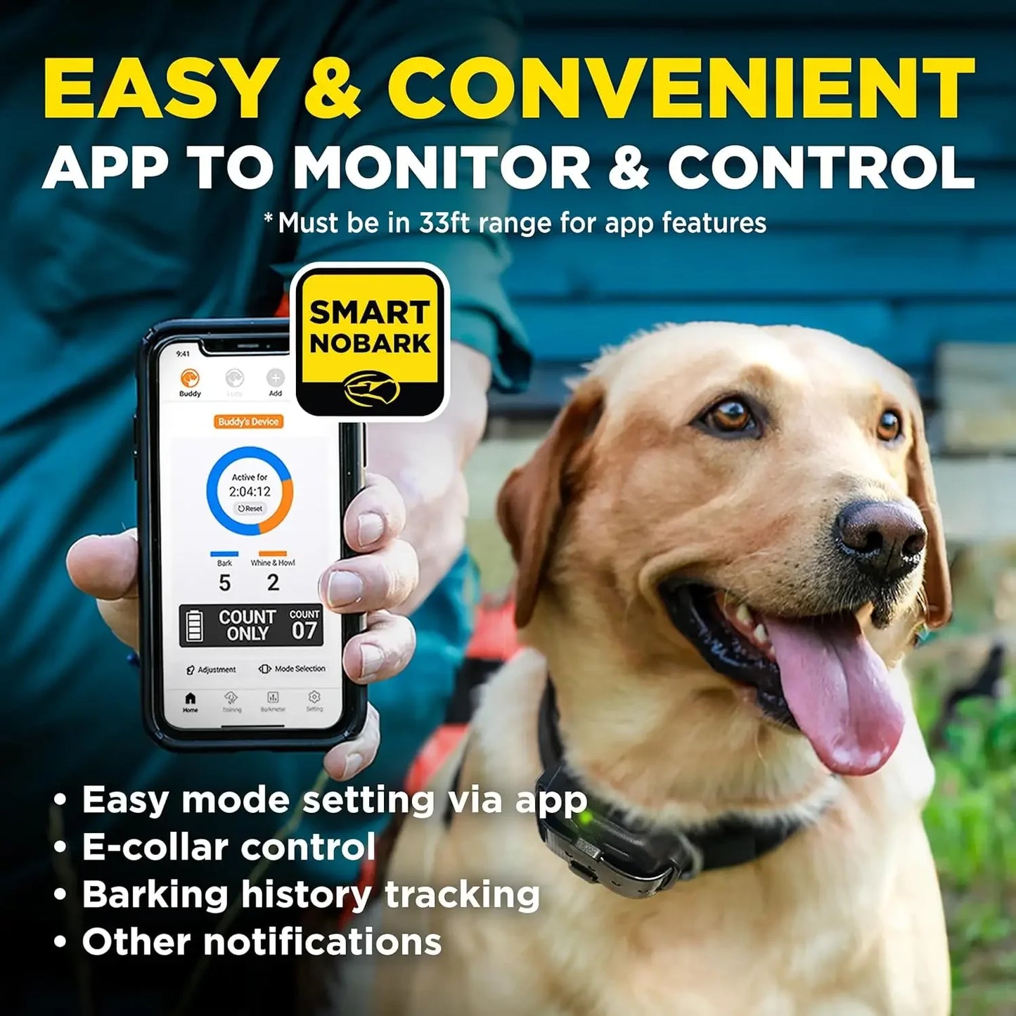 Smart NOBARK Dog Barking Detection System With App Alerts