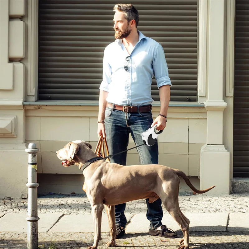 NONECN Automatic Retractable Dog Leash With LED Light