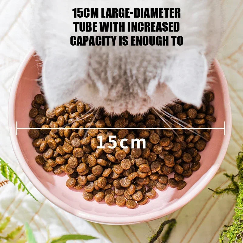 2023 Cute Pet Bowl Creative Flower-Shaped Bowl Cat Food Ceramics Water Bowl Pet Accessories For Cats Pet Products