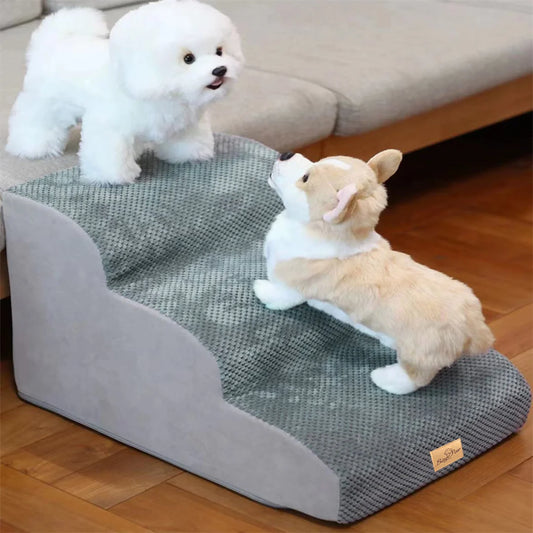 NONEDog Stairs for High Beds with Washable Cover for Pets