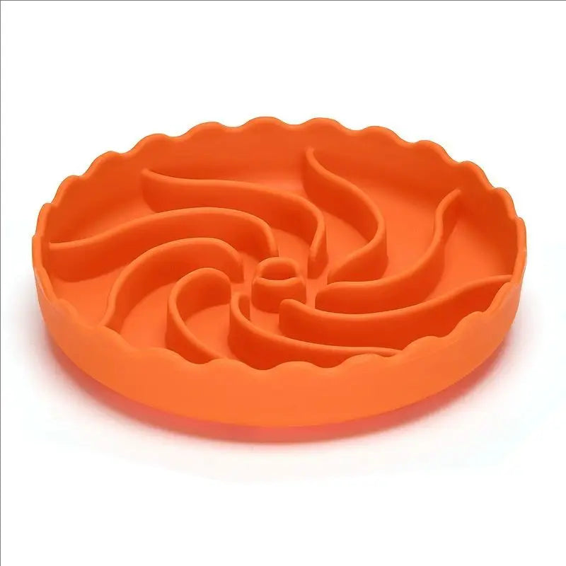 Dog Slow Feeder Food Grade Silicone Bowl With Suction Mat