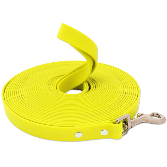 Waterproof Dog Leash PVC Easy Clean Durable Walking Lead