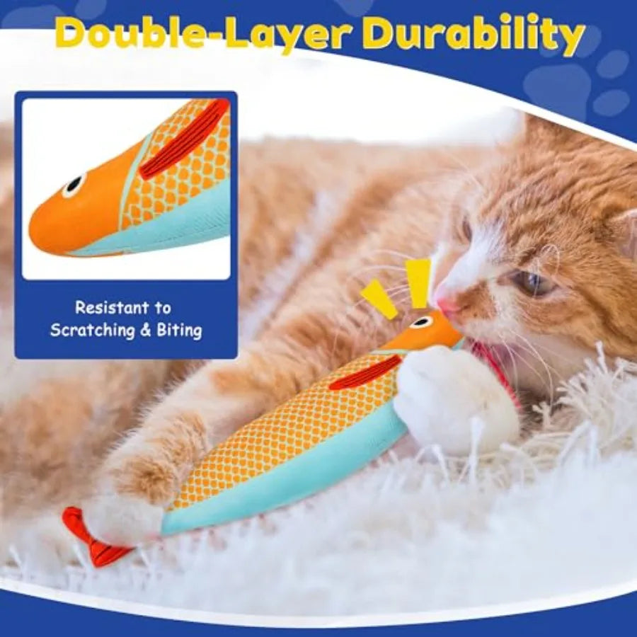 Catnip Cat Toys With Rattle Interactive Chew Toys Indoor Cats