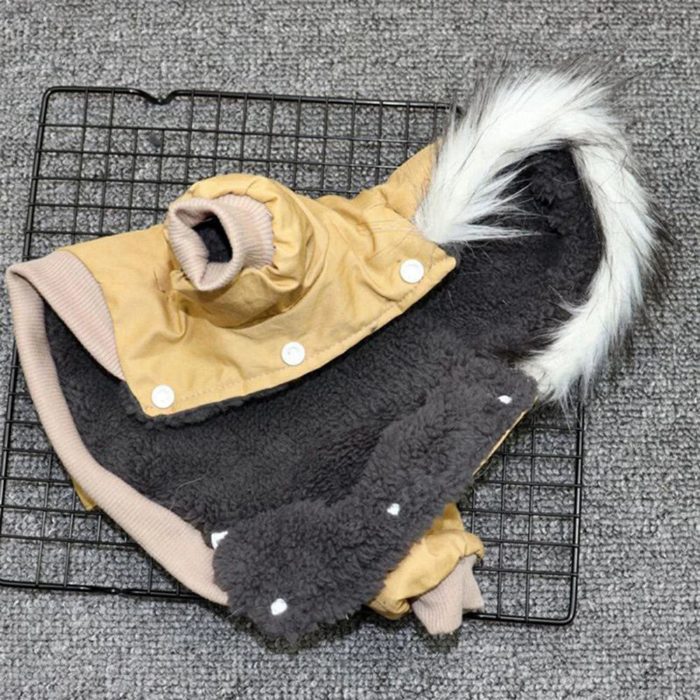 Winter Dog Coat Hoodie Jacket For Dogs Warm And Durable