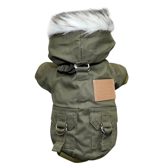 Winter Dog Coat Hoodie Jacket For Dogs Warm And Durable