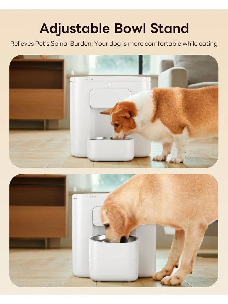 Automatic Dog Feeder Large Breed 2 In 1 Airtight Freshness