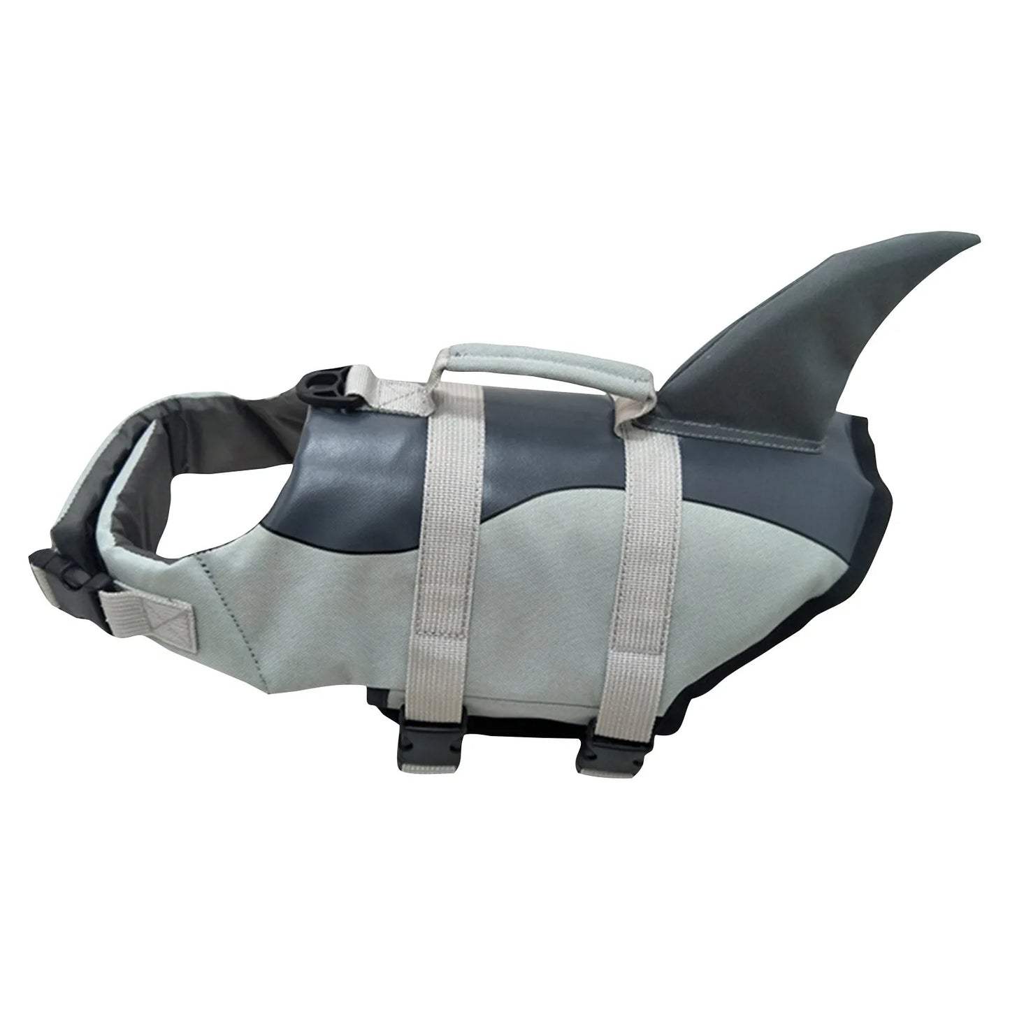 Shark Dog Life Jacket With Handle For Swimming For Dogs