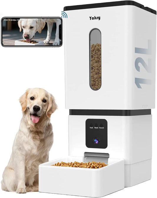 Smart Automatic Dog Feeder With Camera And Night Vision
