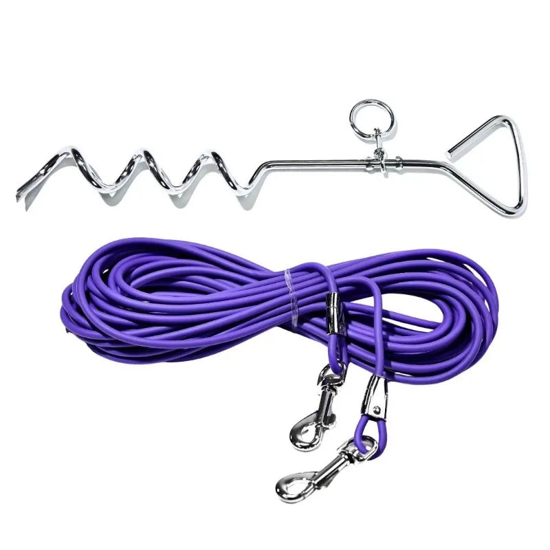 NONECN Zhejiang Dog Tie Out Cable and Ground Stake