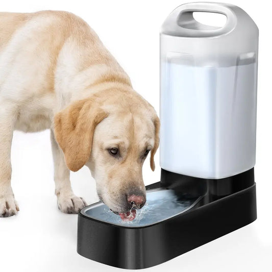 Automatic Dog Water Bowl Dispenser Stainless Steel Gravity Feeder