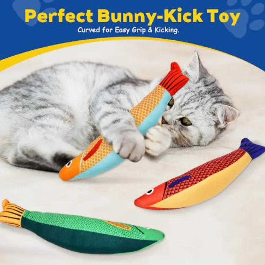 Catnip Cat Toys With Rattle Interactive Chew Toys Indoor Cats