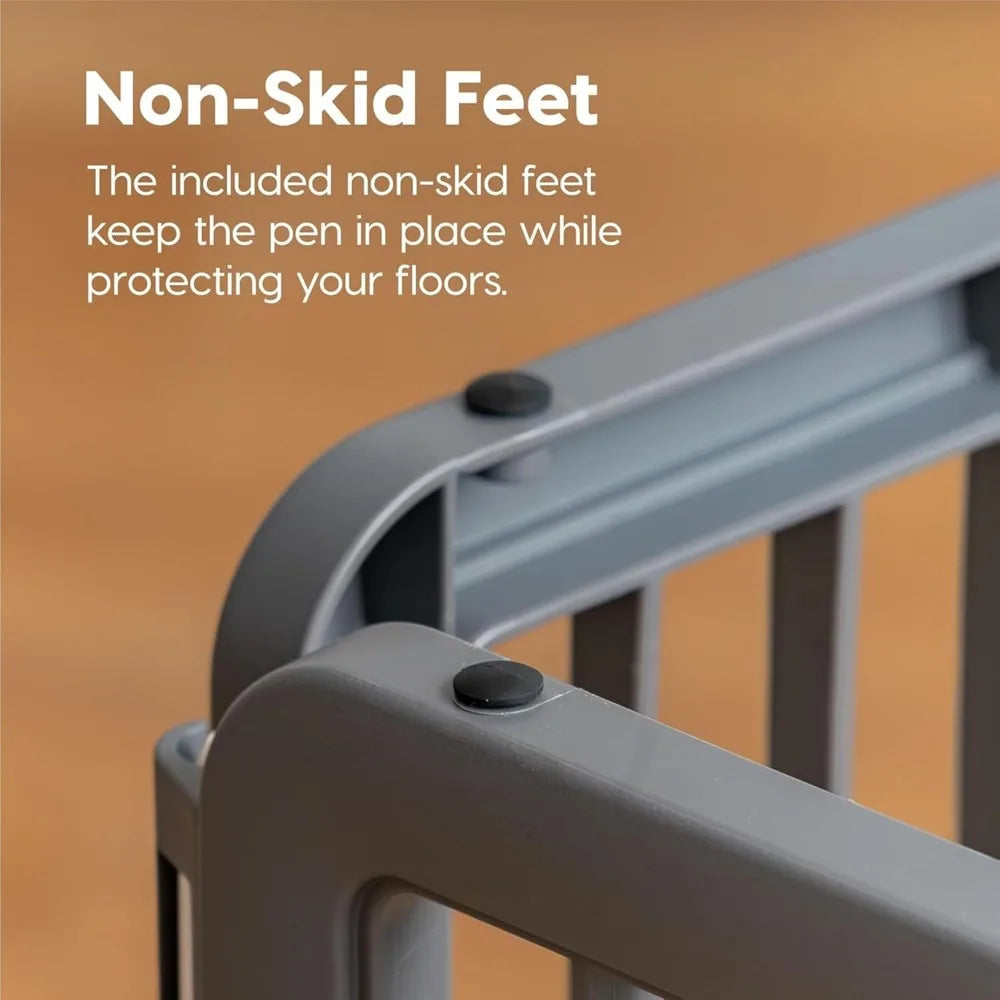 8-Panel Dog Playpen With Door